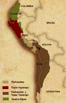 Das ehemalige Reich der Inkas