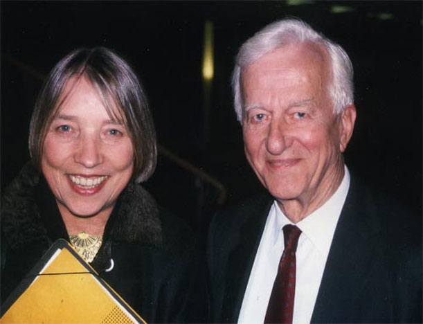Antje Volmer und Richard von Weizsäcker