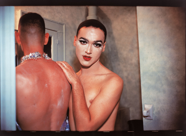 Jimmy Paulette + Taboo! In the bathroom, N.Y.C.