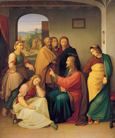 Christus bei Maria und Martha