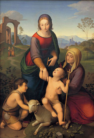 Maria und Elisabeth mit dem Jesus- und dem Johannesknaben