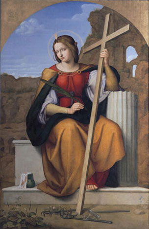 Die Religion (Figur aus dem Fresko im Museo Chiaramonti)