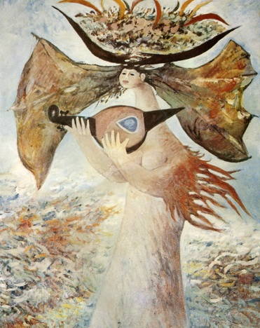 Herbstfrau (Detail)