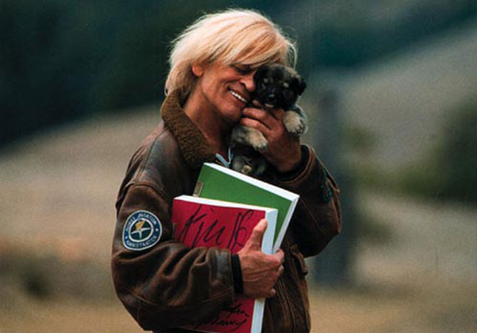 Klaus Kinski in Lagunitas, USA