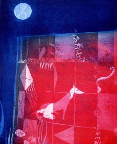 The grandmother's dog